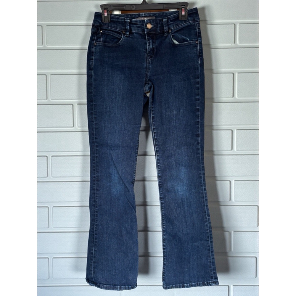 The Limited Women's 4R Dark Wash Mid-Rise Bootcut 5-Pocket Denim Jeans Western